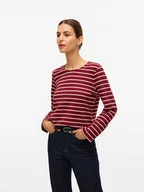 Koszulki i topy damskie - Vero Moda Koszulka w kolorze czerwonym - miniaturka - grafika 1