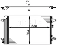 Akcesoria do klimatyzacji i ogrzewania - Skraplacz, klimatyzacja Mahle AC 358 000S - miniaturka - grafika 1