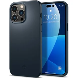 Etui SPIGEN Thin Fit do Apple iPhone 14 Pro Metalowy grafit - Etui i futerały do telefonów - miniaturka - grafika 1
