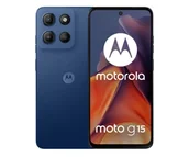Telefony komórkowe - Motorola Moto G15 8/128GB Granatowy - miniaturka - grafika 1