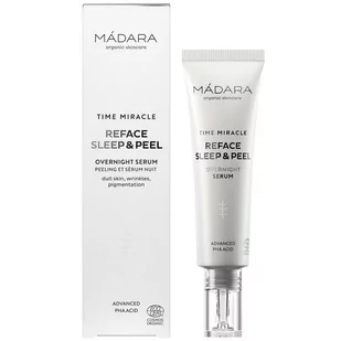 Madara Madara Time Miracle Reface Sleep &amp; Pell Złuszczające serum na noc 30 ml - Serum do twarzy - miniaturka - grafika 1