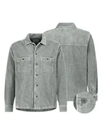 Koszule męskie - Eight2Nine Koszula sztruksowa w kolorze czarnym - miniaturka - grafika 1