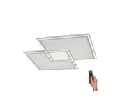 Lampy sufitowe - Leuchten Direkt Lampa sufitowa LED Edging, CCT, 67,5 x 67,5 cm - miniaturka - grafika 1