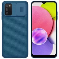 Etui i futerały do telefonów - Nillkin Etui CamShield do Samsung Galaxy A03s EU (Niebieskie) NILETCCA03SEU.BLUE - miniaturka - grafika 1