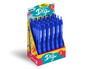Długopisy - Display Długopis żelowy QUICK DRY niebieski 24 szt. 6001148 - MFP - miniaturka - grafika 1