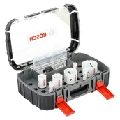 Narzędzia warsztatowe - Bosch 2608580886 narzędzia do trépan bimetal HSS dla elektryków zestaw 11 scies 22/29/35/44/51/65 MM 2608580886 - miniaturka - grafika 1