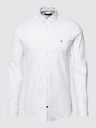 Koszule męskie - Koszula biznesowa z wyhaftowanym logo model ‘FLEX’ - miniaturka - grafika 1