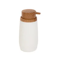 Mydelniczki i dozowniki mydła - Dozownik na mydło w płynie DIALL biały 8x14 cm HOMLA - miniaturka - grafika 1