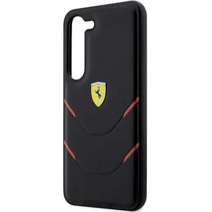 Ferrari FEHCS23MPBAK S23+ S916 czarny/black hardcase Hot Stamp Lines - Etui i futerały do telefonów - miniaturka - grafika 6