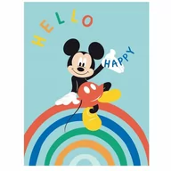 Koce i narzuty dla dzieci - Kocyk Koc Polarowy Myszka Miki Mickey 100X140 - miniaturka - grafika 1