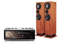 Zestawy stereo - Rose RS520 (srebrny) + Response DT8 (wiśnia) - miniaturka - grafika 1