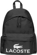 Plecaki - Plecak sportowy Lacoste Croc NU5182ZT Czarny - miniaturka - grafika 1
