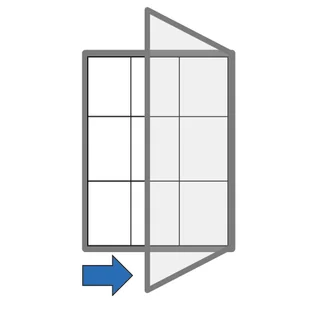 B2B Partner Zewnętrzna gablota jednodrzwiowa, 750 x 1000 mm H 40 9 1000x750 - Gabloty - miniaturka - grafika 1