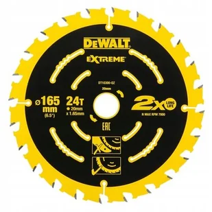 Dewalt DeWALT Corded Extreme ostrze 165 MM Zakres niedrogo, dt10300-QZ DT10300-QZ - Tarcze do pił - miniaturka - grafika 1