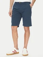 Spodenki męskie - La Martina Szorty materiałowe Vics MAB004 TL147 Granatowy Regular Fit - miniaturka - grafika 1