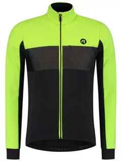 Kurtki męskie - Męska Kurtka Rowerowa Rogelli Attq  | Fluor Yellow/Black - Rozmiar Xxl - grafika 1