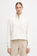 Bluzy damskie - The North Face bluza polarowa damska kolor beżowy gładka NF0A8D2CQLI1 - miniaturka - grafika 1