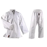 Kimona, stroje i obuwie - Dorosły karatega jiu-jitsu Danrho Shogun Plus, biały - miniaturka - grafika 1