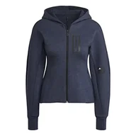 Bluzy damskie - adidas Damska bluza z kapturem w stylu Mv Sl Fz Hd, len, XL, Len, XL - miniaturka - grafika 1