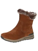 Kozaki damskie - Caprice Damskie ciepłe buty 9-26411-43, modne kozaki, NUT Suede, 40 EU szerokie, Nut Suede, 40 EU Weit - miniaturka - grafika 1