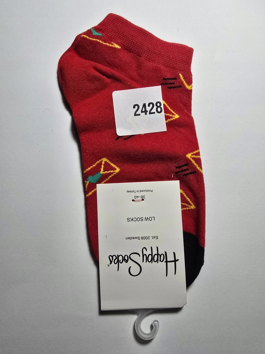 Kolorowe skarpety Happy Socks stopki unisex rozmiar 36-40 (2428)