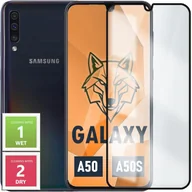 Szkła hartowane na telefon - SZKŁO HARTOWANE DO SAMSUNG GALAXY A50 PEŁNE NA CAŁY EKRAN SZKIEŁKO 5D 9H - miniaturka - grafika 1