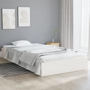 Łóżka - Lumarko Rama łóżka, biała, lite drewno, 100 x 200 cm - miniaturka - grafika 1