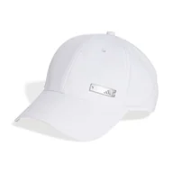 Czapki damskie - Czapka z daszkiem ADIDAS BB CAP LT MET JF8484 – Biały - miniaturka - grafika 1