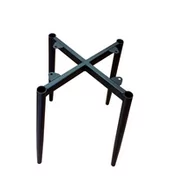 Taborety i hokery - Taboret MAX BL75 oliwka podstawa czarna - miniaturka - grafika 1