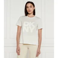 Bluzki damskie - DKNY Bluzka Regular Fit - miniaturka - grafika 1
