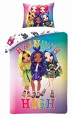 Pościel dla dzieci - Pościel Dziecięca 160x200 Laleczki Lalka Rainbow High - miniaturka - grafika 1