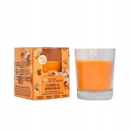 Świece - ﻿LA CALA CASA DE LOS AROMAS Świeca zapachowa w szkle CYNAMON-POMARAŃCZA 140g - miniaturka - grafika 1