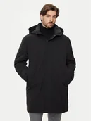 Kurtki męskie - Calvin Klein Parka K10K113457 Czarny Regular Fit - miniaturka - grafika 1