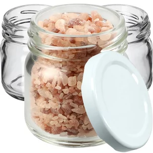 Słoiki Halli 40ml 20szt. 43mm + wieczka białe - Pojemniki kuchenne - miniaturka - grafika 1