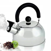 Czajniki na gaz - CZAJNIK STAL NIERDZEWNA Z GWIZDKIEM GAZ INDUKCJA - miniaturka - grafika 1