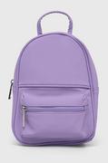 Plecaki szkolne i tornistry - United Colors of Benetton plecak dziecięcy kolor fioletowy mały gładki - miniaturka - grafika 1
