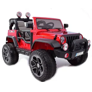 Super-Toys Mega Jeep Perfect 002 Exclusive Wolny Start Miękkie Koła Lakierowany Hp-002 - Pojazdy elektryczne dla dzieci - miniaturka - grafika 2