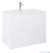 Szafki łazienkowe - Roca Claudia szafka łazienkowa 80x45x63 BIAŁY POŁYSK A857795806 | - miniaturka - grafika 1