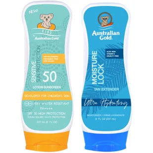 Australian Gold SPF50 Kids + Moisture Lock 237ml - Kosmetyki kąpielowe dla dzieci - miniaturka - grafika 1