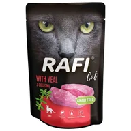 Mokra karma dla kotów - Dolina Noteci RAFI Cat Adult z cielęciną 100g 53245-uniw - miniaturka - grafika 1