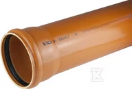 Rury - Rura kanalizacyjna zewnętrzna PVC 160X4.7X1000 SN8 KL.S LITA - miniaturka - grafika 1