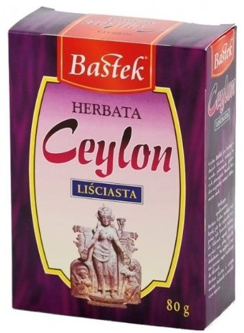 BASTEK HERBATA LIŚCIASTA 80G CEJLON