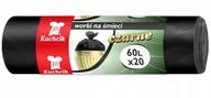 Worki na śmieci - Kuchcik 2721 Worki Na Śmieci Czarne 60L x 20 Szt. - miniaturka - grafika 1