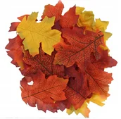 Dekoracje domu - Sztuczne Liście Listki Jesienne Ozdoby Liść 25szt - miniaturka - grafika 1
