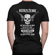 Koszulki męskie - Ostrzeżenie - Moja córeczka - męska koszulka na prezent - miniaturka - grafika 1