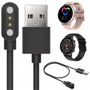 Ładowarka Kabel Usb Smartwatch Kw10 Kw20 Dt88 Pro Dt96 Nrbe37 Sw017 Sw019 - Akcesoria do smartwatchy - miniaturka - grafika 1