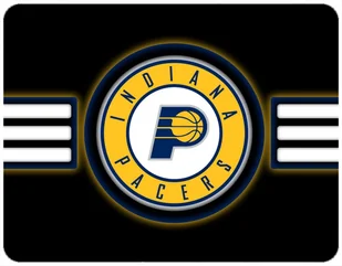 PODKŁADKA POD MYSZKĘ INDIANA PACERS + IMIĘ 23x19CM DO LAPTOPA - Podkładki pod mysz - miniaturka - grafika 1