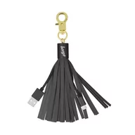 Kable USB - Beeyo Kabel USB Micro Smart Fringe Cable czarny GSM020986 - miniaturka - grafika 1