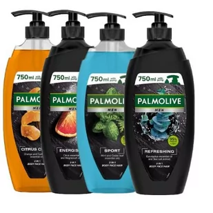Palmolive Men, Zestaw Żel Pod Prysznic 3w1, 4x750ml - Kosmetyki do kąpieli Palmolive Men, Zestaw Żel Pod Prysznic 3w1, 4x750ml - Kosmetyki do kąpieli - miniaturka - grafika 1