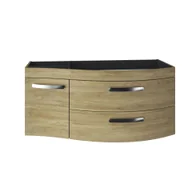 Szafki łazienkowe - Szafka łazienkowa pod umywalkę Devo Vena 2.0 110 cm prawa oak endgrain classic synchro VE2-SU1D2SP-1-F108L65 - miniaturka - grafika 1